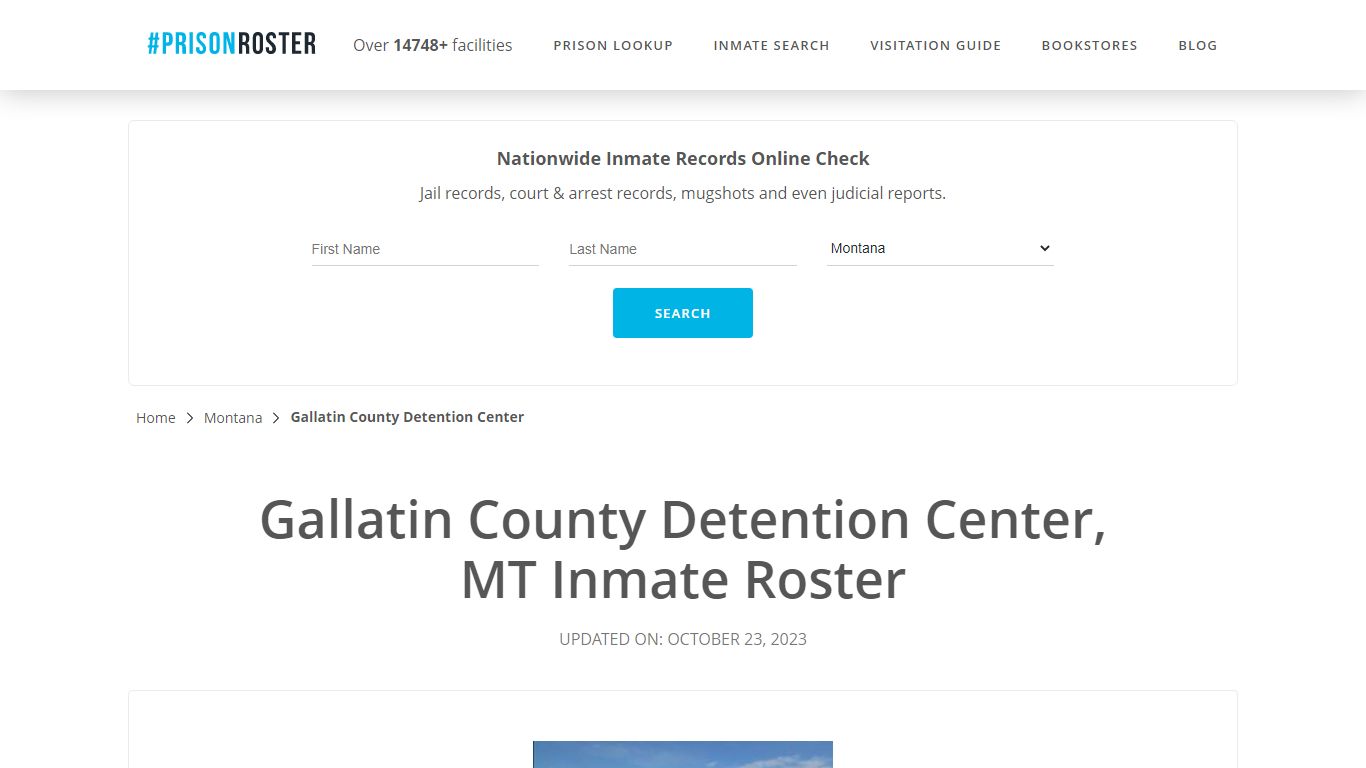 Gallatin County Detention Center, MT Inmate Roster - Prisonroster