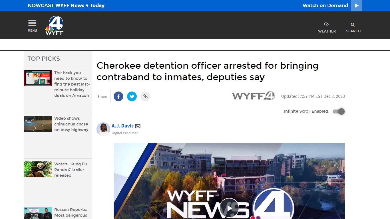 SC: Detention officer arrested for bringing contraband to inmates